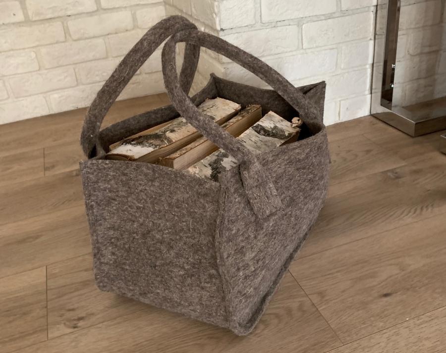 Войлочная сумка для дров: современное решение для хранения